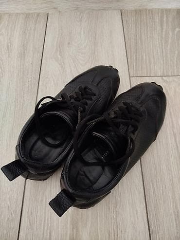 nike react: Женские кожаные кеды(кэжуал/спортивный стиль) - Цвет: черный, матовая — 8