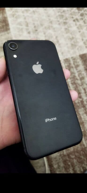 IPhone Xr, Б/у, 64 ГБ, Черный, Кабель, 81 %