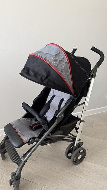 Коляски: Коляска, Chicco, цвет - Черный, Б/у — 1