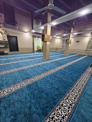 Жайнамаз, Новый, Ковролин для мечети, цвет - Красный, Зеленый, Бежевый