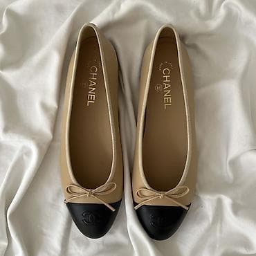 кольца бу: Балетки Chanel Two-Tone Ballerinas - Модель: классические балетки с — 2