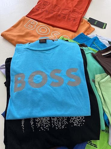 кепки boss: Мужская футболка, 2XL, Hugo Boss, Новый, цвет - Зеленый, Самовывоз, Платная доставка — 6