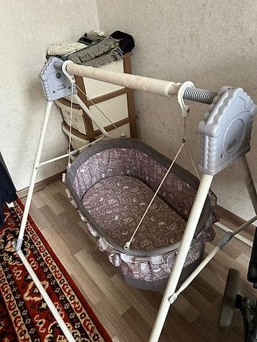коляска люлка: Каляскалюлька качалка и ещё емеется шезлонг 5000 т сом за три веща — 1