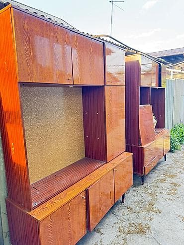 Дом и сад: Стенка-шкаф, Тип стенки-шкафа: Модульная, Для зала, Особенности: С отделением под телевизор — 4