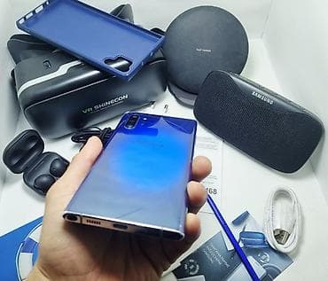 iphone 12 mini 64: Samsung Note 10 Plus, Б/у, 512 ГБ, цвет - Синий, 1 SIM, eSIM — 2