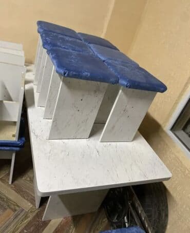 стол в кафе: Кухонный стол, Новый, Прямоугольный, Нераскладной — 4