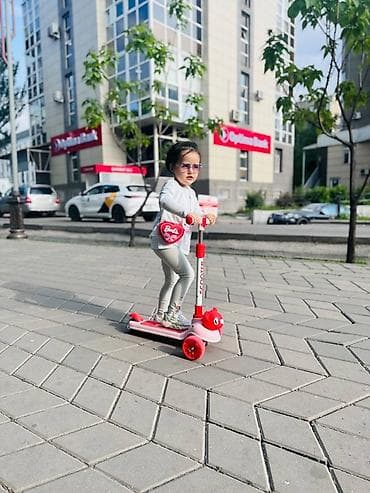 Детский транспорт: Детский велосипед, 2-колесный, 4 - 6 лет, Для девочки, Б/у — 2