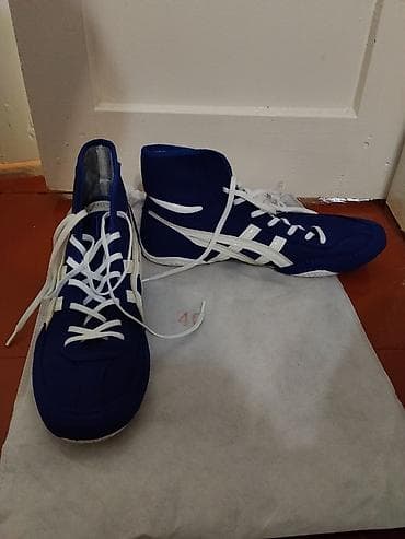 муай тай шорты: Мужские кроссовки, 42, Asics, Новый, цвет - Синий, Самовывоз — 4