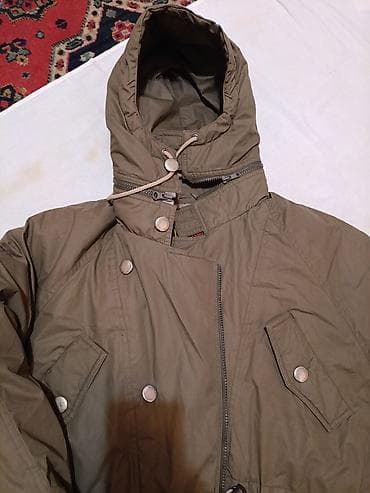 горнолыжная куртка: Зимняя парка цвета хаки с капюшоном Покупали в 80 -х Куртка аляска — 3