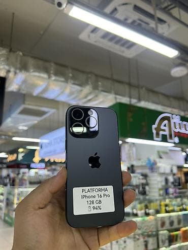 IPhone 16 Pro, 128 ГБ, Черный, 94 %