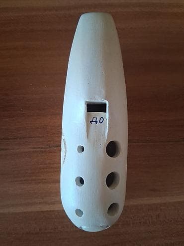 Гитары: Керамическая окарина (флейта-окарина) ручной работы. - Материал — 2