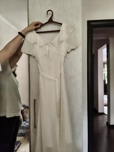 платья летнее: Летнее лёгкое платье в цветочек на подкладе + белое платье мини — 6