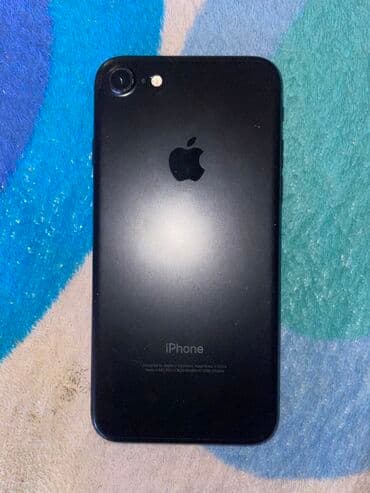 IPhone 7, Б/у, 128 ГБ, Черный, 100 %