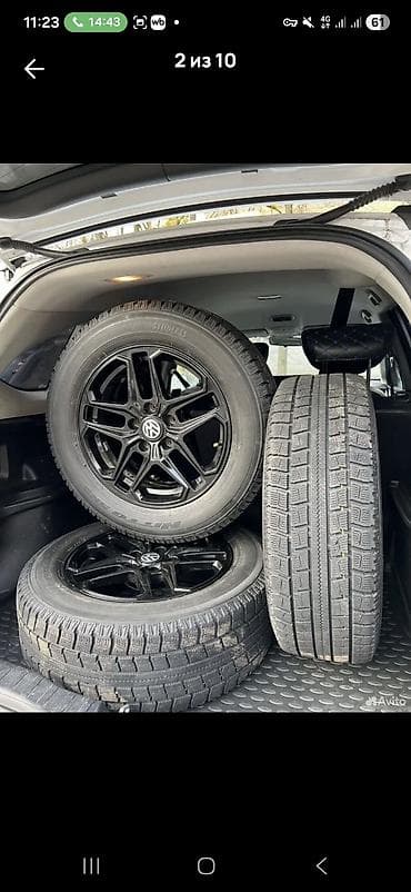 бир: Дөңгөлөктөр монтажда 65 / R 17, Кыш, Колдонулган, Комплект, Жеңил унаалар, Куйма — 8