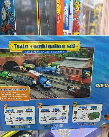 Игрушки: Набор игрушечных поездов “Train Combination Set” (Thomas & — 2