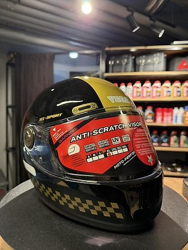 Спорт и отдых: Интегральный мотошлем VEGA с визором Anti‑Scratch - Тип: закрытый — 2