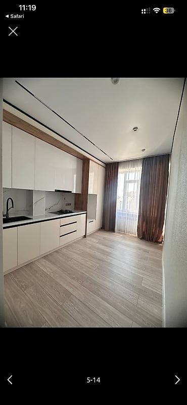 айчурок: 2 бөлмө, 64 м², 7 кабат, Дизайнердик ремонт — 5