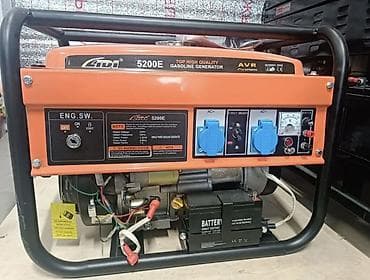 Генераторлор: Бензиновый генератор 4Di 5200E - Однофазный, с — 1