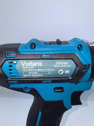 Инструменты: Аккумуляторная дрель‑шуруповерт Voltaris 21V Особенности: - Питание — 3