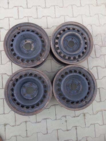 купить диски на авто в бишкеке: Железные Диски R 15 Mercedes-Benz, Комплект, отверстий - 5, Б/у — 1