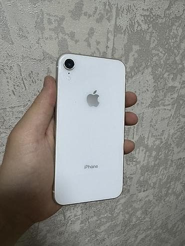 IPhone Xr, 64 ГБ, Белый, 79 % at lalafo.kg IPhone Xr, 64 ГБ, Белый, 79 %