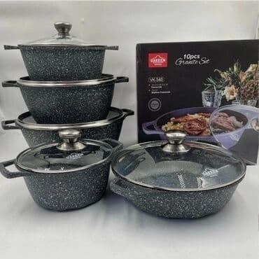 набор чайник и пиалы: Казан-кастрюля набор 5 в 1! По складским ценам ! Производитель — 5