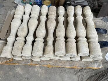 продаю травертин: Бесплатный замер объект балясины из 2 слоя ! Тумба перила кубики — 5