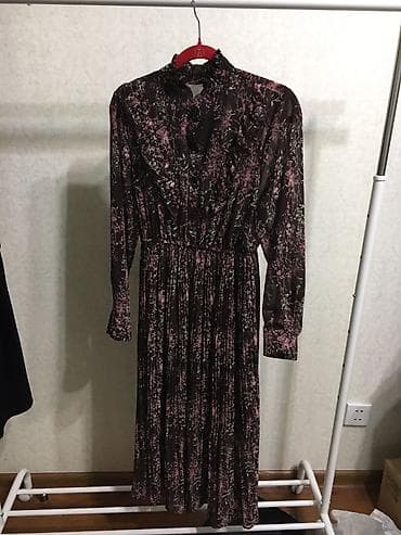 Личные вещи: Повседневное платье, Турция, Осень-весна, Длинная модель, Шифон, Турецкое, S, M, L — 3