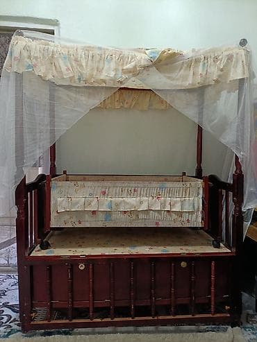 бассейн большой: Люлька, Колыбель, Дерево, цвет - Коричневый — 1