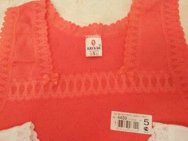 брендовые вещи из турции: Новые майки для девочек, "Baykyr", Турция, на 5 лет, 100 % хлопок — 6