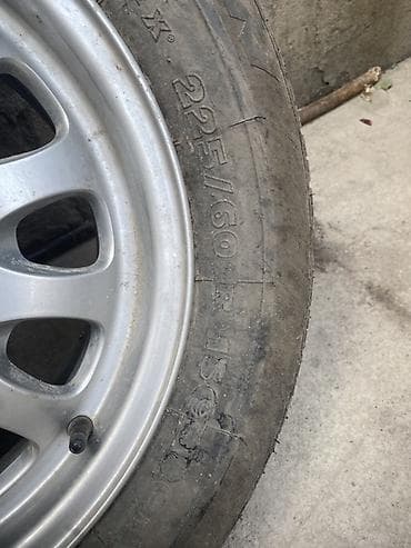 вентилято: Колеса в сборе 225 / 60 / R 15, Лето, Запаска, Литые, отверстий - 5 — 2