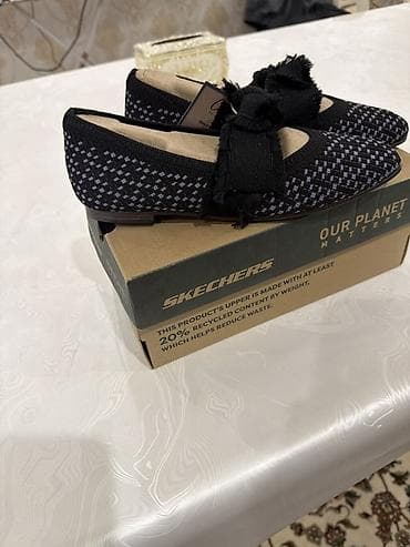 Женская обувь: Кроссовки, 36.5, Sketchers, Новый, цвет - Черный, Самовывоз — 4