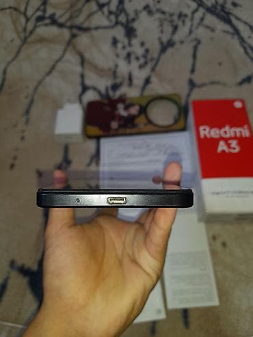 iphone x max: Redmi, Redmi A3, Б/у, 64 ГБ, цвет - Черный, 2 SIM — 4