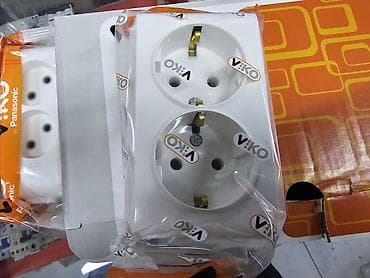 aloe vera: Розетка, С заземлением, Viko, Встроенные, 2 гнезда — 3