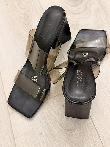 мюли на каблуке: Женские мюли на каблуке есть дефекты см фото не удачно спустилась с — 2