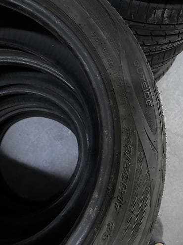 Шиналар 215 / 50 / R 17, Жай, Колдонулган, Комплект, Жеңил унаалар, Корея — 3