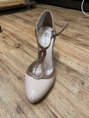 туфли беж цвет: Лакированные босоножки. Очень удобная колодка — 2