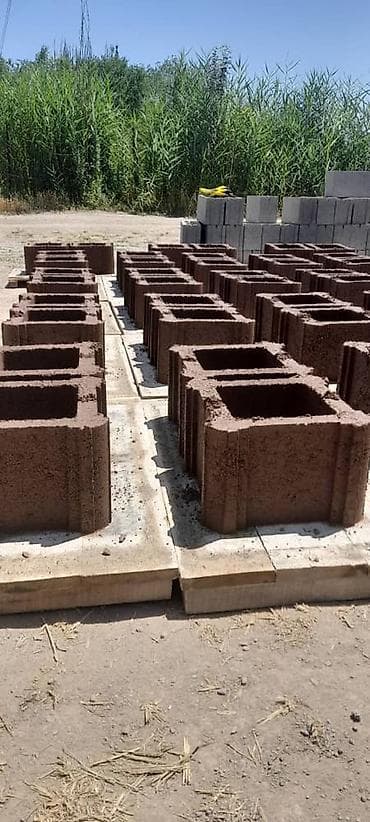 изготовление ящиков: Шлакоблоки/пустотелые бетонные блоки для стен и перегородок. - Тип — 4