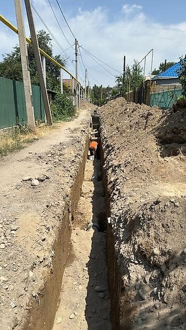 копать траншею: Услуги по устройству наружных инженерных сетей «под ключ» - Земляные — 7