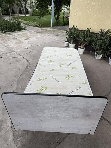 plaud note: Односпальная кровать, С матрасом, длина - 200 см — 3