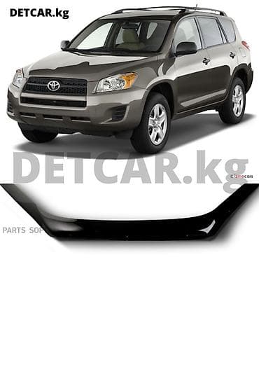 воздухозаборник на капот: Дефлектор капота Toyota RAV4, 2 Тайота Раф 4 Мухобойка Мухобойка — 1