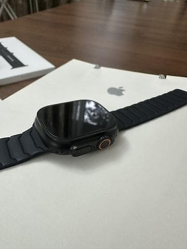 Apple Watch Ultra 2 черный полный комплект, почти не использовался at lalafo.kg Apple Watch Ultra 2 черный полный комплект, почти не использовался