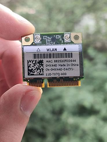 Стол компьютерлери жана комлектөөчүлөр: Wi-Fi карта для ноутбуков. Atheros AR5B195, Mini PCI-E, частота 2.4G — 4
