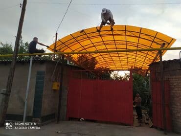 строительство домов из металлоконструкций: Сварка | Ворота, Навесы Высотные работы — 7