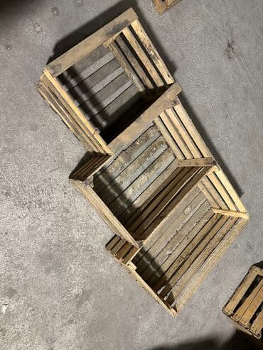 Деревянный Ящик, Б/у