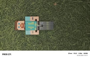 сумка командирская: Фигурка-брелок в стиле Minecraft (персонаж Стив). - Материал — 2
