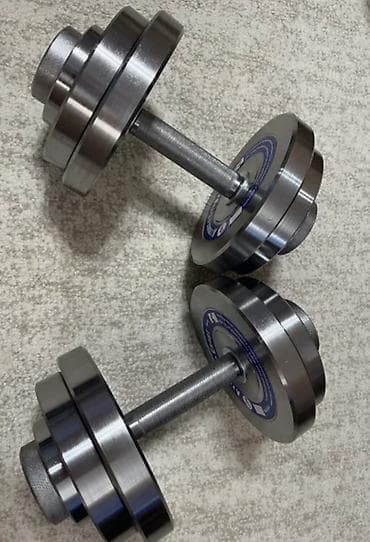 Китептер жана журналдар: Разборные гантели, набор Два набора - по 16 кг (32кг) - 6000 сом - — 1