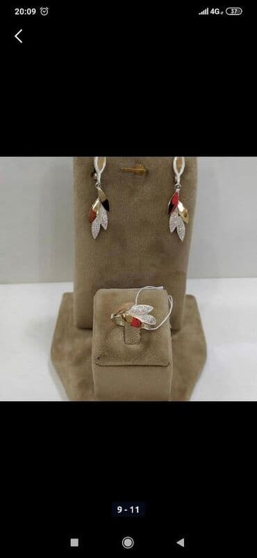 свадебные наборы ручной: Набор украшений, Проба 925, Женские, Новый — 5