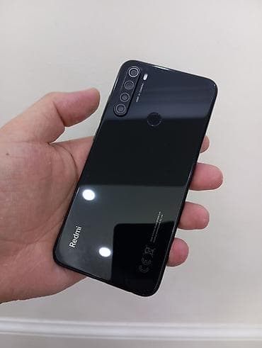 redmi note 2: Redmi, Redmi Note 8, Б/у, 64 ГБ, цвет - Черный, 2 SIM — 1