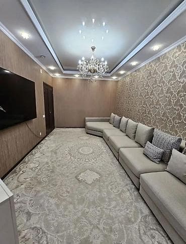 4: 4 комнаты, 106 м², Кок-Жар мкр 106 серия, 6 этаж, Евроремонт — 1